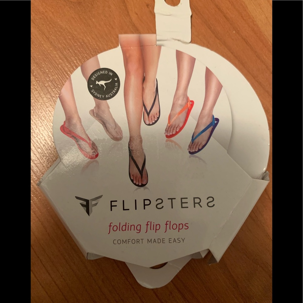 New Bronze Folding Flip Flops